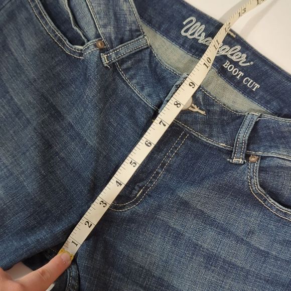 Wrangler Womens Jeans 11 Blue Bootcut Western Jeans 31" Inseam - Picture 8 of 9
